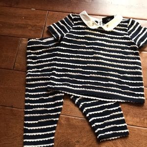 Victoria Beckham Bumble Bee Striped Outfit